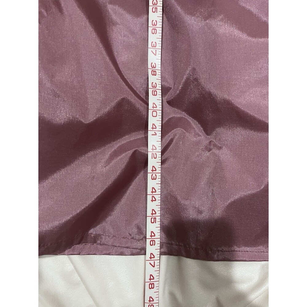 Vintage The Totes Coat Nylon Raincoat Windbreaker Size 12 Dusty Rose Pockets - Picture 7 of 8